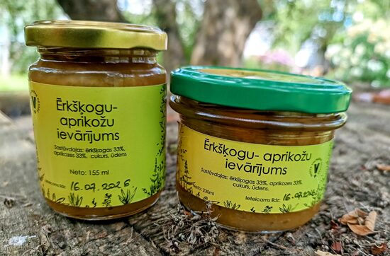 Ērkškogu-aprikožu ievārījums